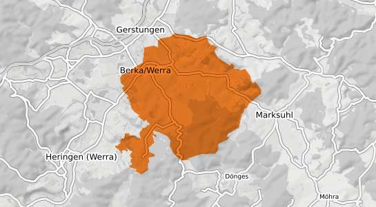 Mietspiegelkarte Berka Werra